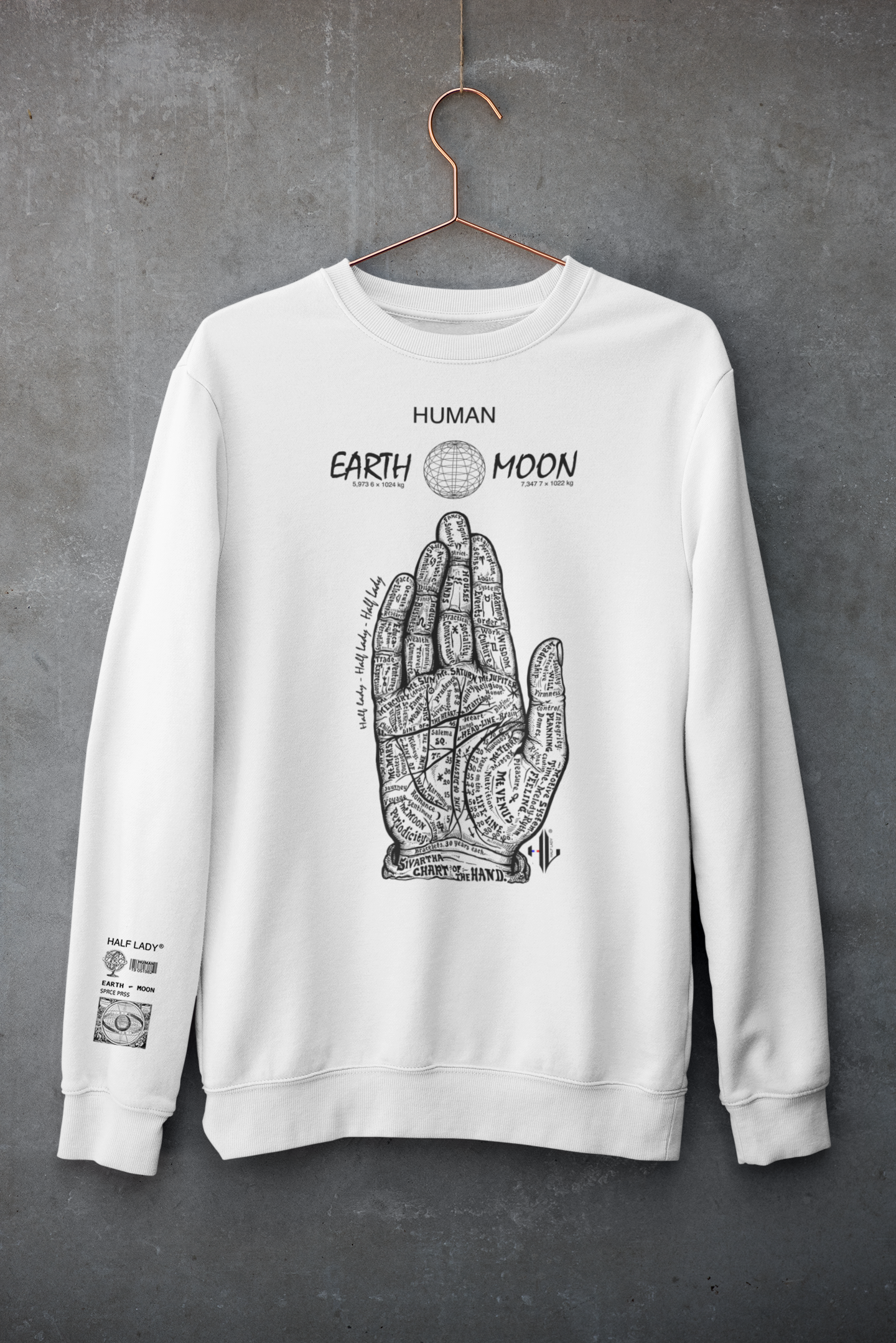 Sweat à Col Rond "HUMAN"