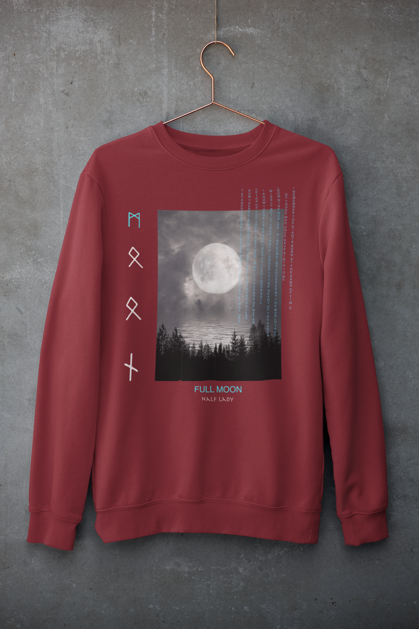 Full moon sweatshirt sales